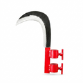 Heavy Duty Coconut Plucker, Grass Sickle & Branch Cutter Head | Adjustable Clamp Iron Blade for Farming ( Red )