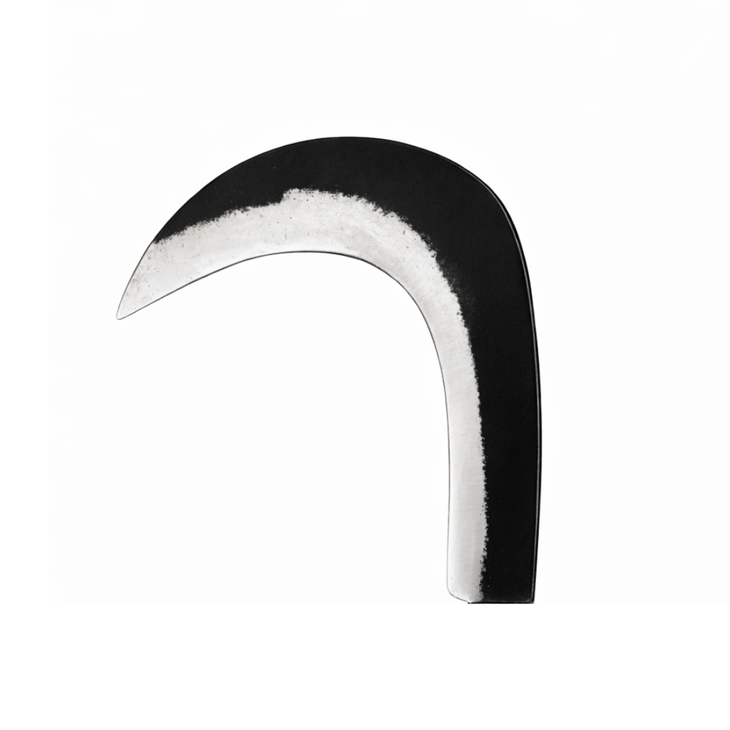 Heavy Duty Coconut Plucker, Grass Sickle & Branch Cutter Head  | Adjustable Clamp Iron Blade for Farming ( Black )